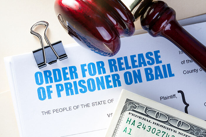 bailbond release papers with gavil and cash